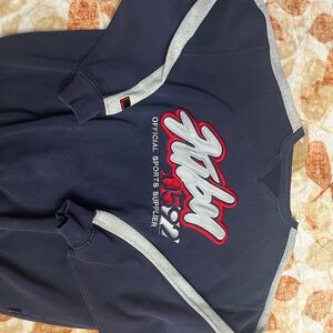 FUBU Navy Sweatshirt with Gray Accents